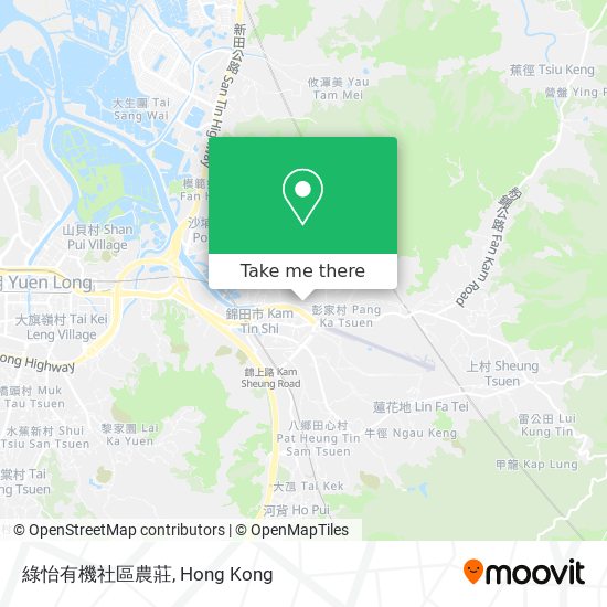 綠怡有機社區農莊地圖
