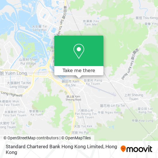 Standard Chartered Bank Hong Kong Limited map