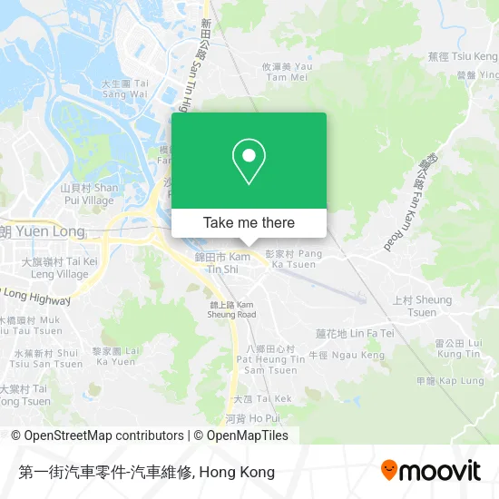 第一街汽車零件-汽車維修 map