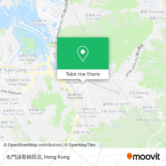 名門讌客錦田店 map