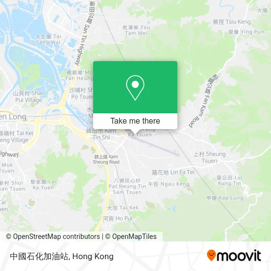 中國石化加油站 map
