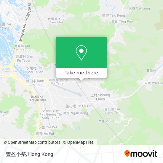 豐盈小築 map