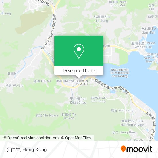 余仁生 map