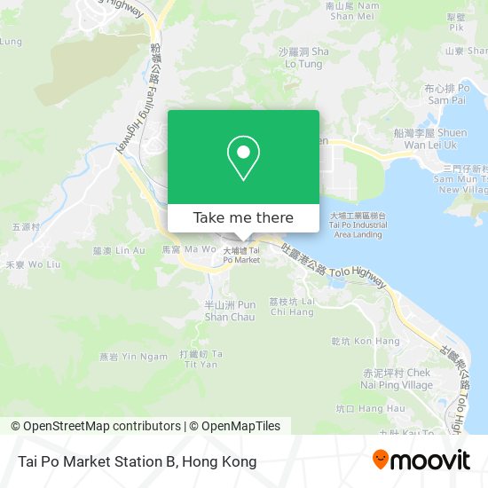Tai Po Market Station B map