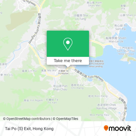 Tai Po (S) Exit地圖