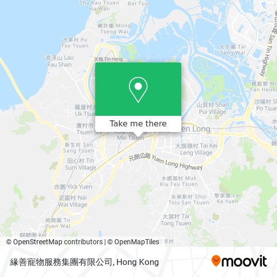 緣善寵物服務集團有限公司 map