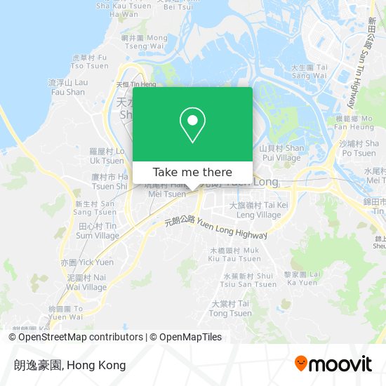 朗逸豪園地圖