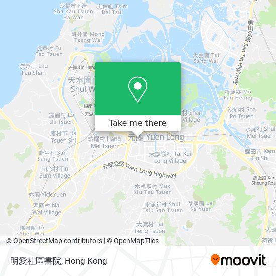 明愛社區書院 map