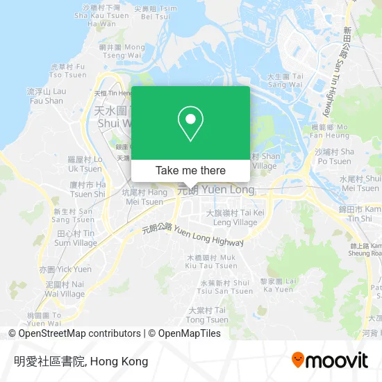 明愛社區書院地圖