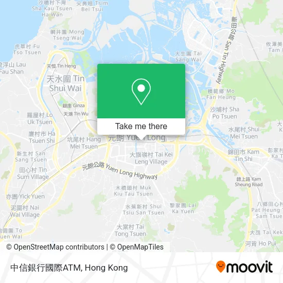 中信銀行國際ATM地圖