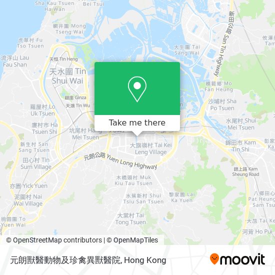 元朗獸醫動物及珍禽異獸醫院 map