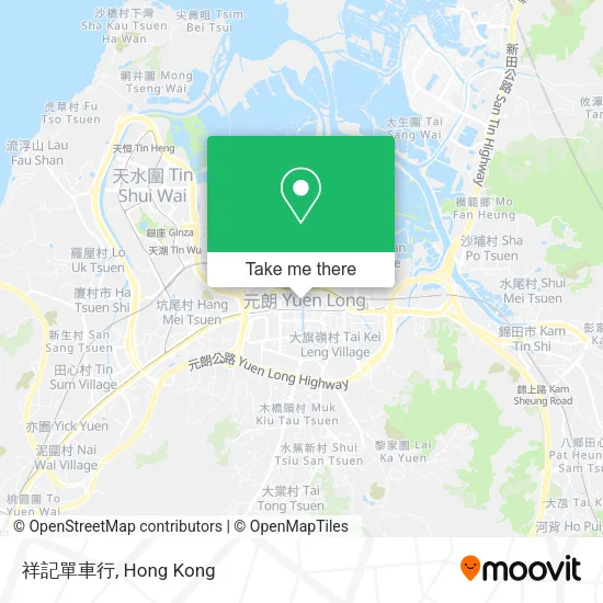 祥記單車行地圖