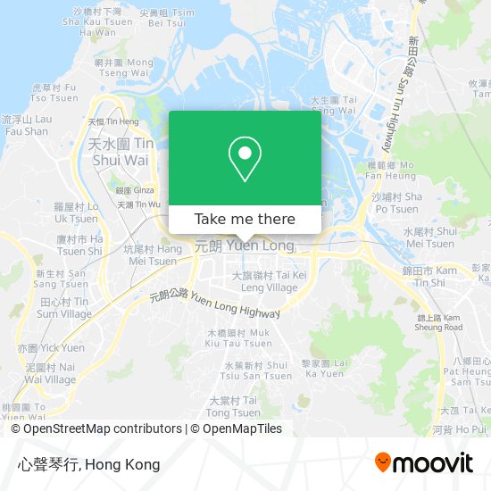 心聲琴行地圖