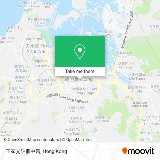 王家光註冊中醫 map