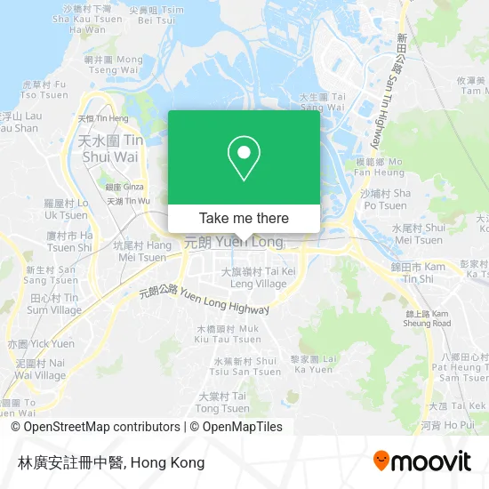 林廣安註冊中醫地圖