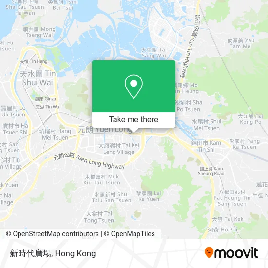 新時代廣場地圖