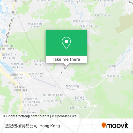 堂記機械貿易公司地圖