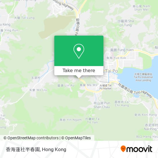 香海蓮社半春園 map