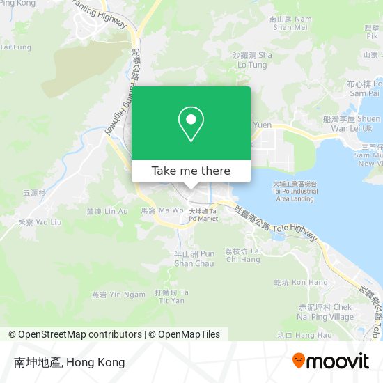 南坤地產地圖