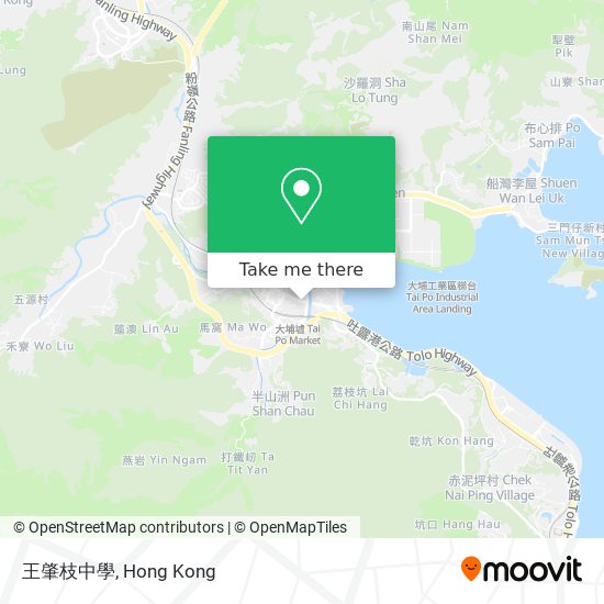 王肇枝中學 map