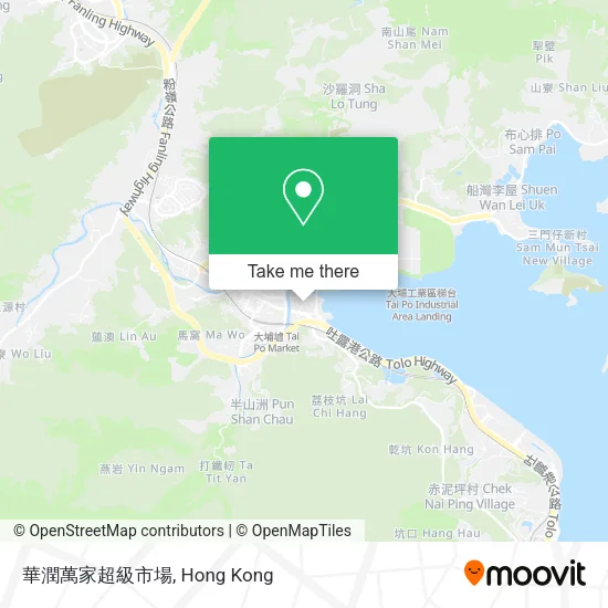 華潤萬家超級市場地圖