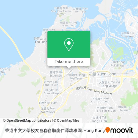 香港中文大學校友會聯會順龍仁澤幼稚園 map