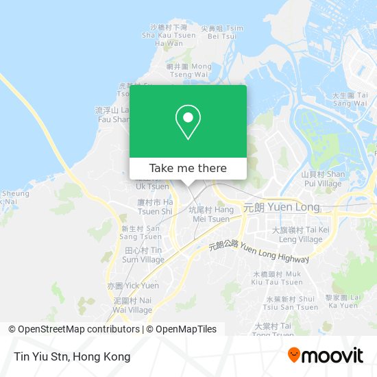Tin Yiu Stn map