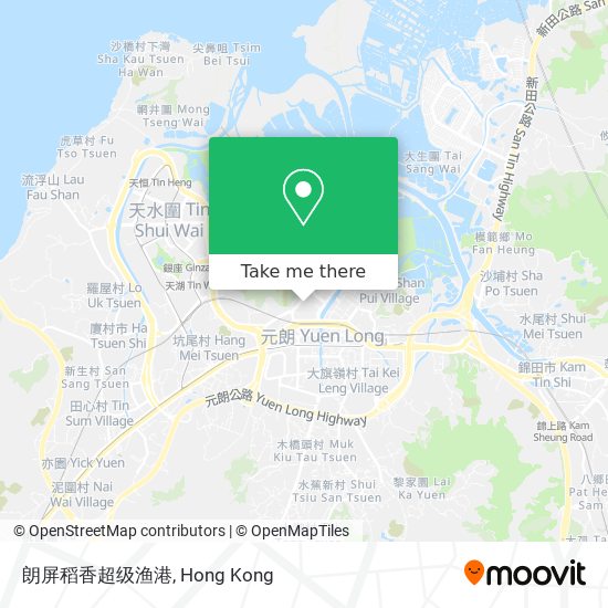 朗屏稻香超级渔港 map