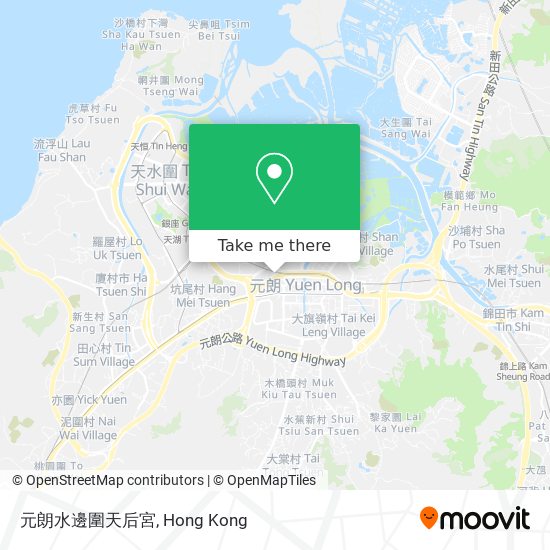 元朗水邊圍天后宮 map