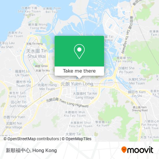 新順福中心地圖