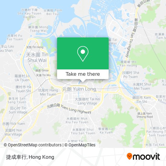 捷成車行 map