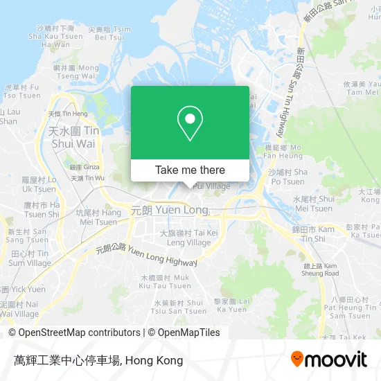 萬輝工業中心停車場 map