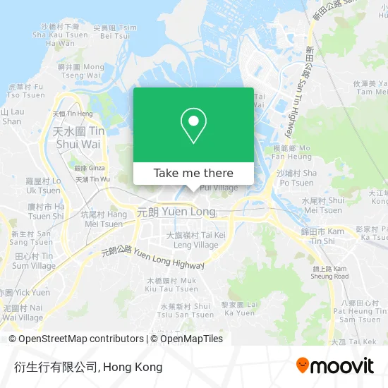 衍生行有限公司地圖