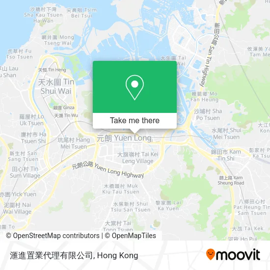 滙進置業代理有限公司地圖