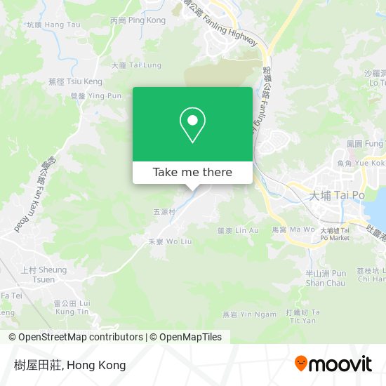 樹屋田莊地圖