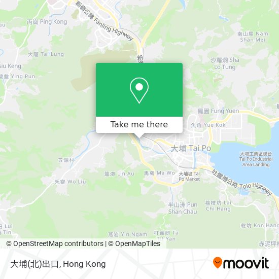 大埔(北)出口 map