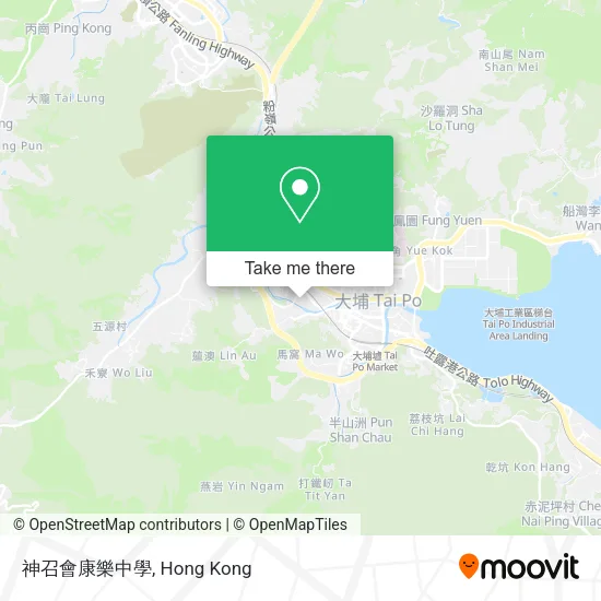 神召會康樂中學地圖