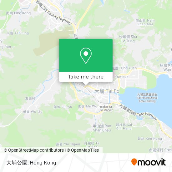 大埔公園地圖