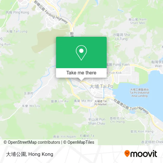 大埔公園地圖
