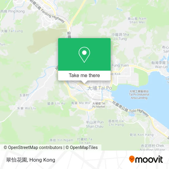 翠怡花園地圖