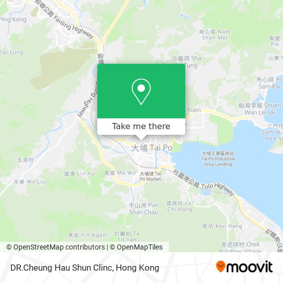 DR.Cheung Hau Shun Clinc map