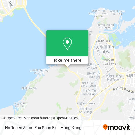 Ha Tsuen & Lau Fau Shan Exit地圖