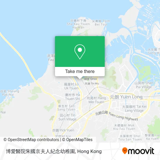 博愛醫院朱國京夫人紀念幼稚園地圖