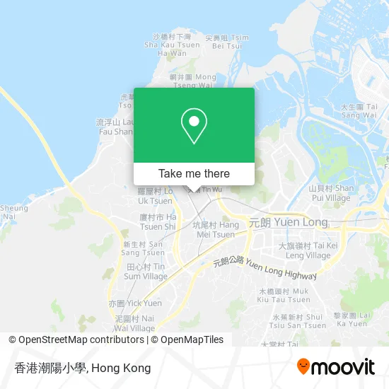 香港潮陽小學地圖