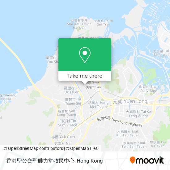 香港聖公會聖腓力堂牧民中心地圖