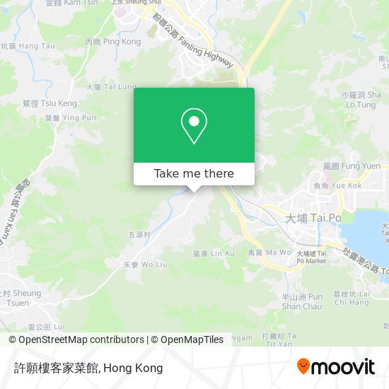 許願樓客家菜館 map