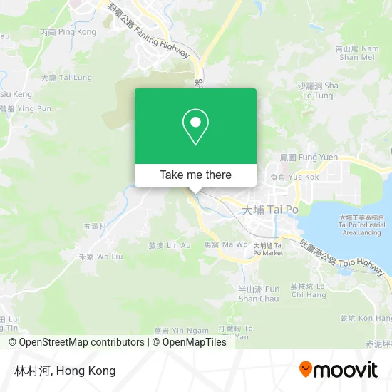 林村河 map