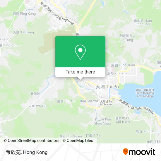 帝欣苑地圖