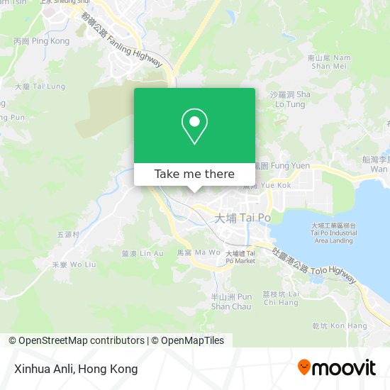 Xinhua Anli map