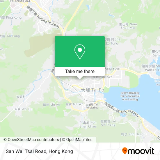 San Wai Tsai Road map